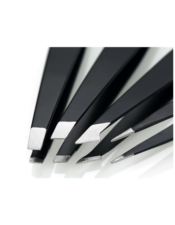 Beauté Secrets 8 Pcs Tweezers for Hair Remover, Eyebrow Plucker Kit, Brush and Comb, Eyebrow Pencil, Face Razor for woman