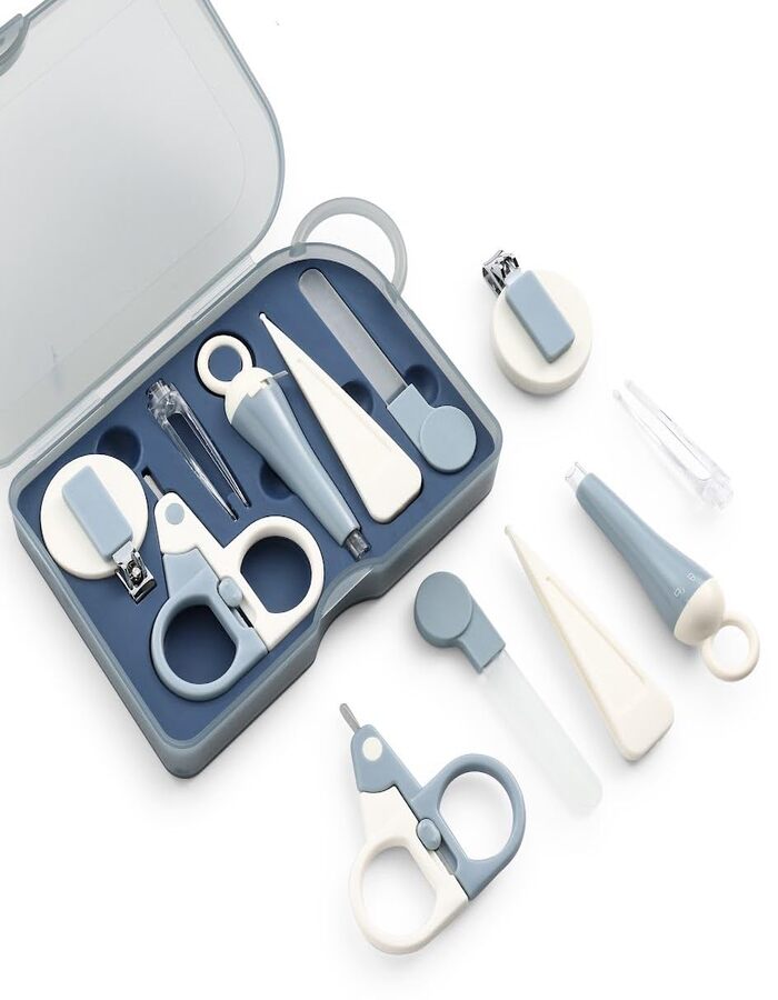 Beauté Secrets Baby Nail Cutter New Born Set 6-in-1 Kids Grooming Kit with Scissors, Nail Clipper, Nail File, Tweezer