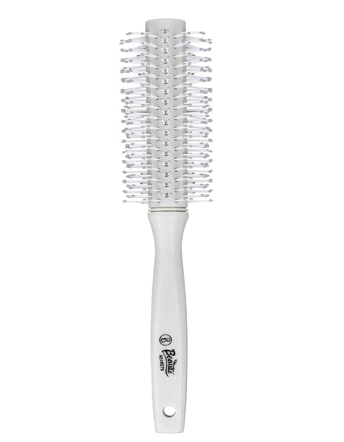 Beauté Secrets Round Hair Brush For Blow Drying & Hair Styling: Perfect Tool for Efficient Blow Drying, Adding Curls, Waves & Volume | Premium Nylon Bristles to gently Shape & Style your Locks