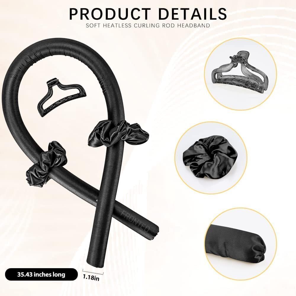 Beauté Secrets Heatless Curler for Women - Curlers Rollers for Women Curls Hair Roller Set for Effortless Styling
