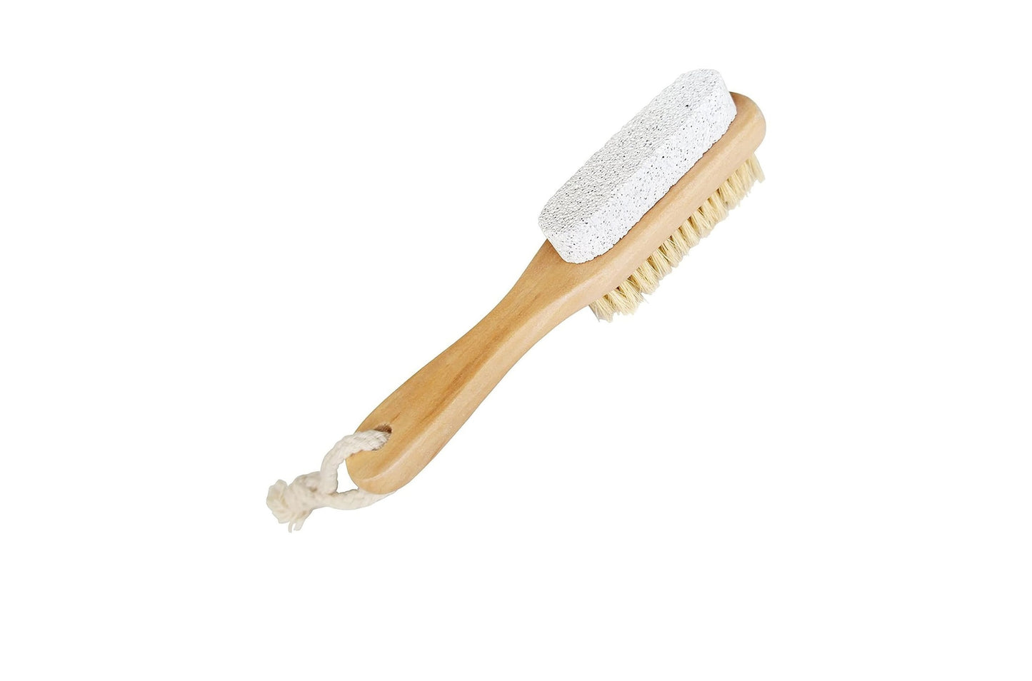 Beauté Secrets Foot Scrubber for Dead Skin & Foot Scraper | Foot Brush & Pumice Stone Combo with Wooden Handle