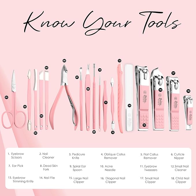 Beauté Secrets Pedicure Manicure kit and Foot Care Kit