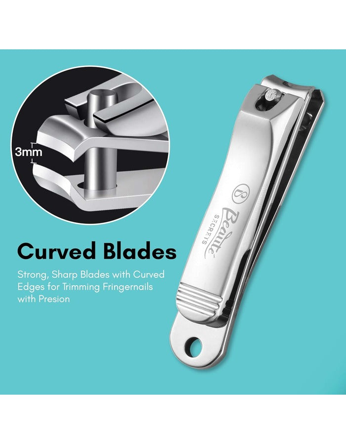 Beauté Secrets Stainless Steel Toenail/Fingernail Clipper