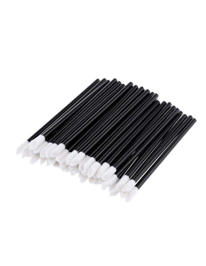 Beauté Secrets Disposable Lip Brush Pack of 50 | Lipstick & Lip Gloss Travel-Friendly Makeup Brushes