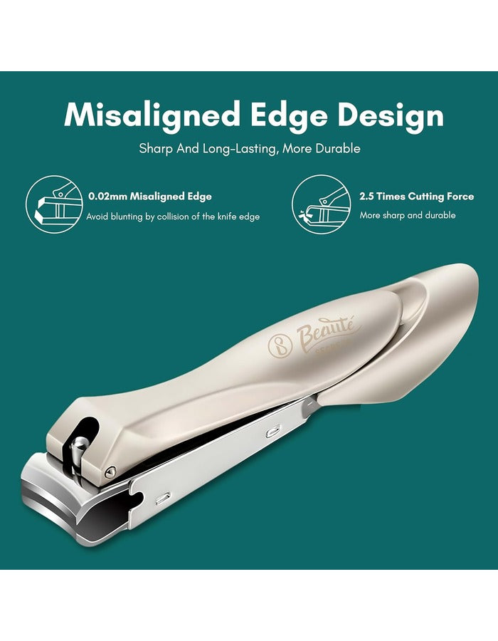 Beauté Secrets Nail Cutter Clippers With Curved Nail File