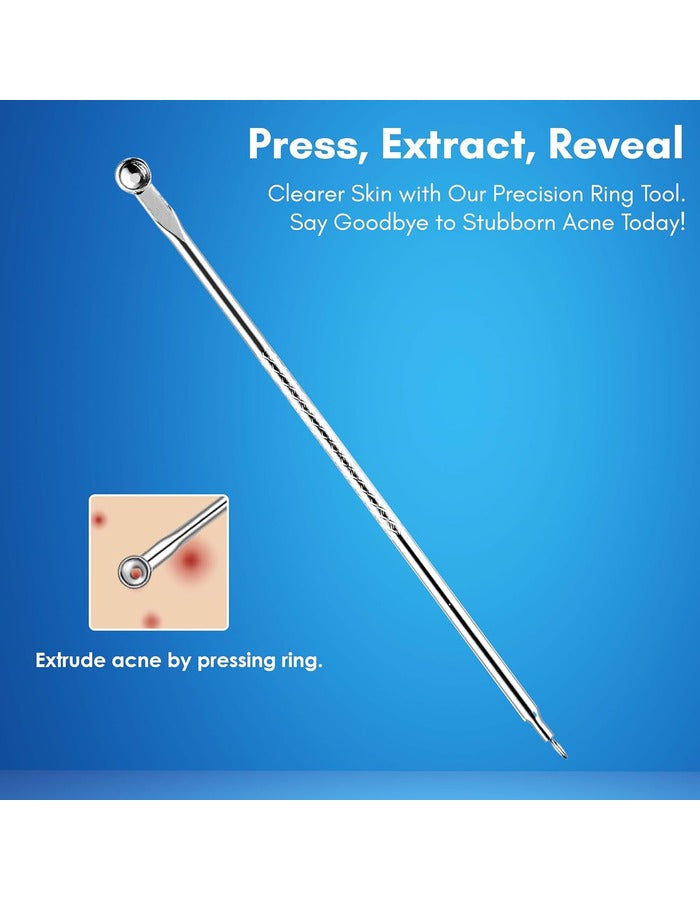 Beauté Secrets Acne Extractor Kit, Blackhead Tweezers and Needle, Pimple Remover tools