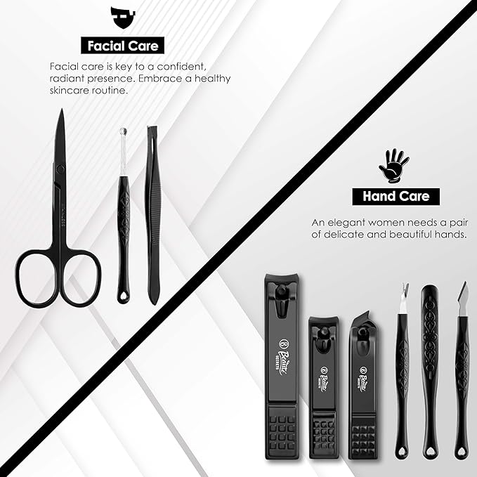 Beauté Secrets Manicure Set, Nail Clippers Set, Gifts for Men/Women