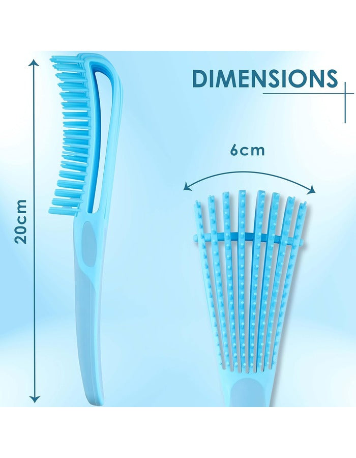 Beauté Secrets Paddle Detangling Hair Brush for Adults and Kids - Suitable for Wet & Dry