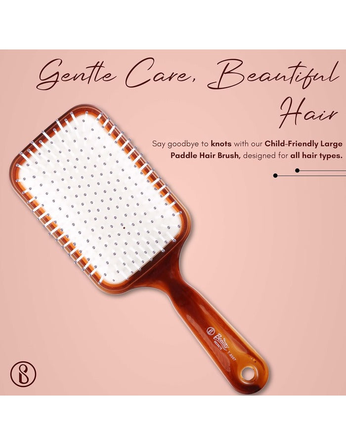 Beauté Secrets Detangling Hair Brush, Paddle Brush