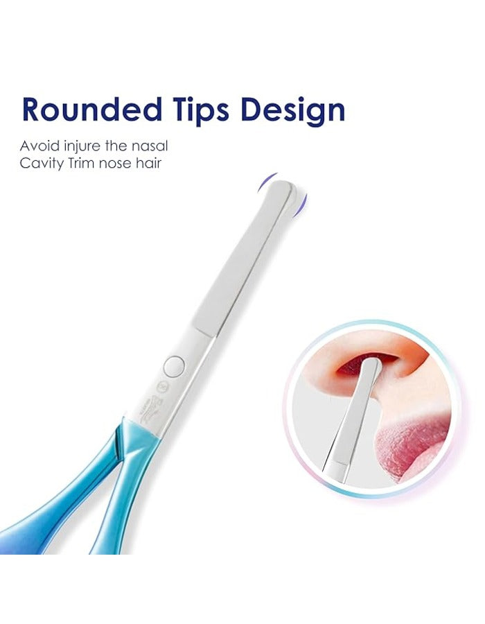 Beauté Secrets Scissors for Hair Cutting Nose Hair Scissors