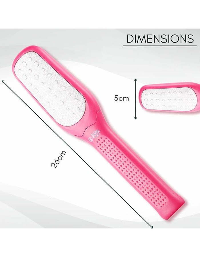 Beauté Secrets Double Sided Foot Scrubber, Foot Cleaner, Foot Filer with Inbuild Corn Cutter