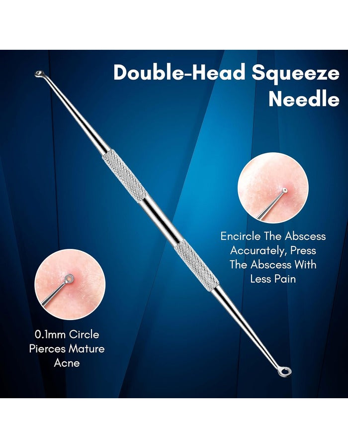 Beauté Secrets Blackhead Remover Pimple Extractor Tool, Acne Removal Kit