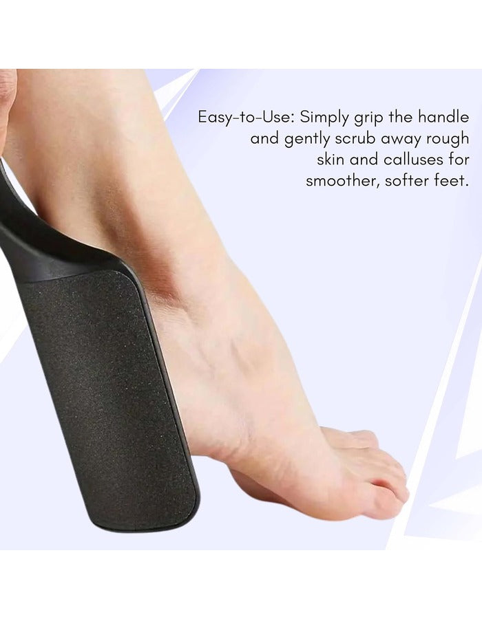 Beauté Secrets 2 Pieces Foot Scrubber, Foot Callus Scrubber, Double-Sided