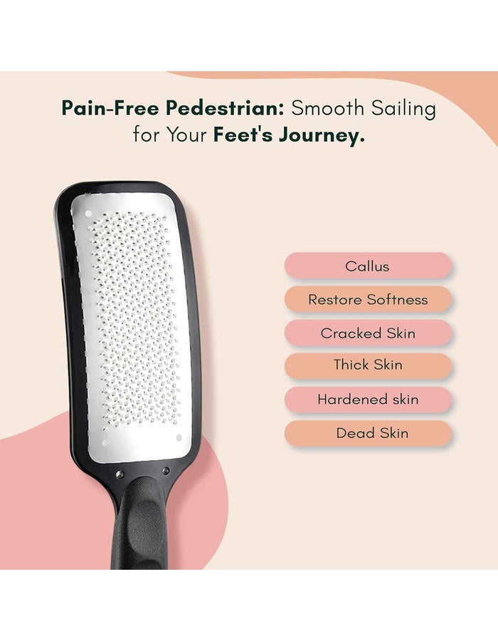 Beauté Secrets Foot File, Foot Scrubber for Dead Skin, Pedicure Tool
