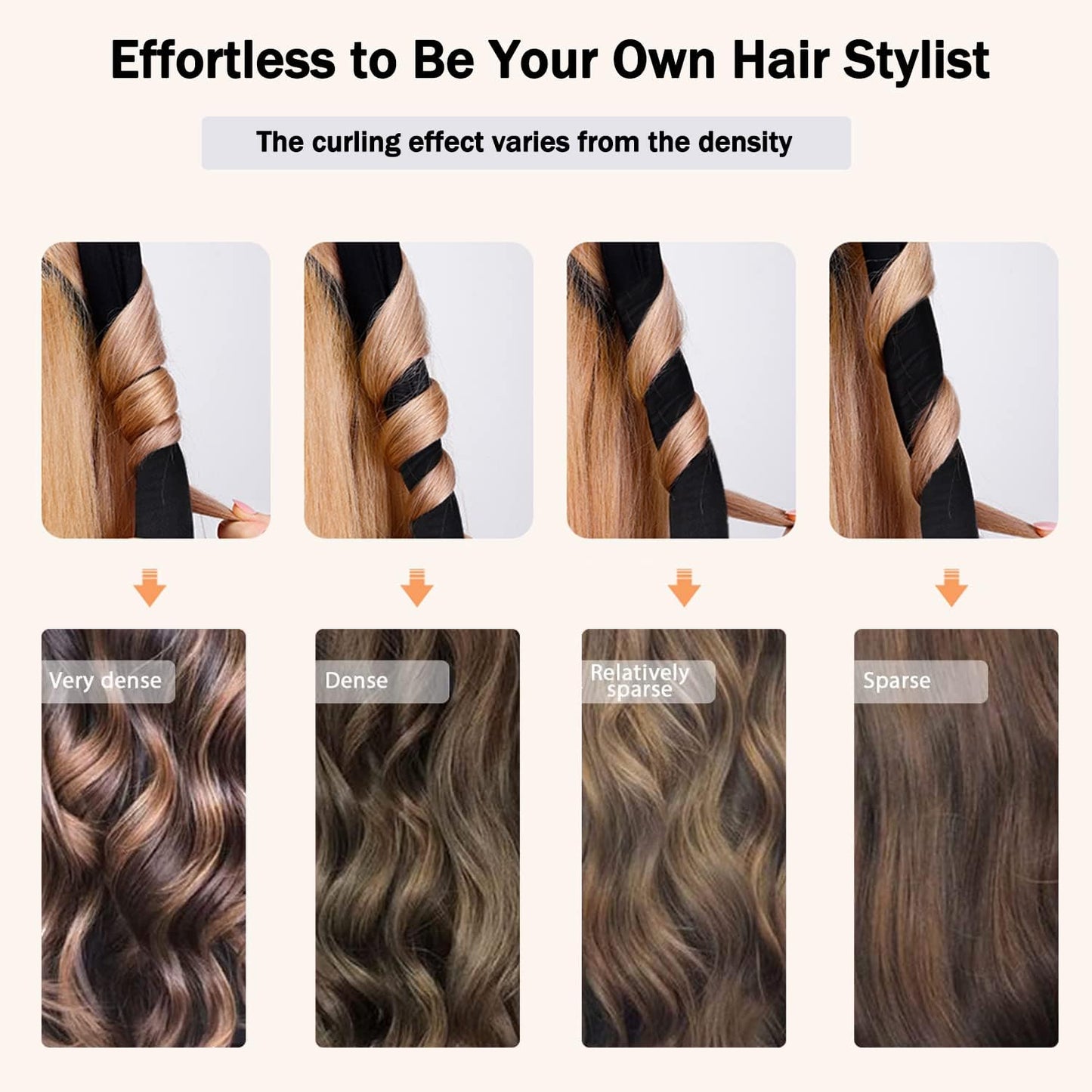 Beauté Secrets Heatless Curler for Women - Curlers Rollers for Women Curls Hair Roller Set for Effortless Styling