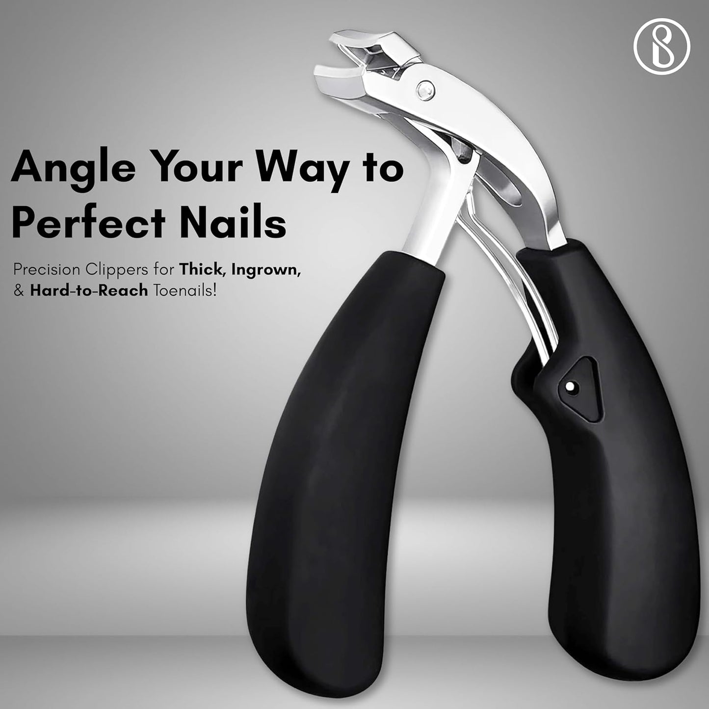 Beauté Secrets Toe Nail Clipper for Ingrown or Thick Toenails, Heavy Duty Toenail Trimmer Nail Clipper Pedicure Tool