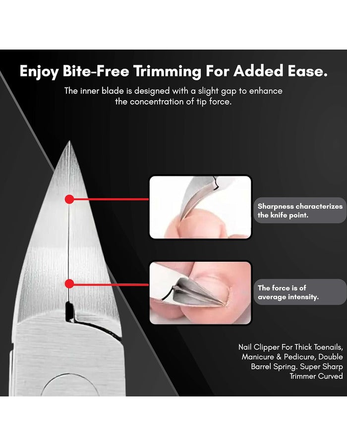 Beauté Secrets Toenail Clippers for Thick or Ingrown Toenails