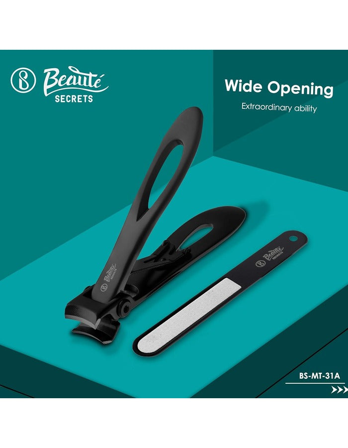 Beauté Secrets Luxury 15mm Wide Jaw Opening Nail Clippers