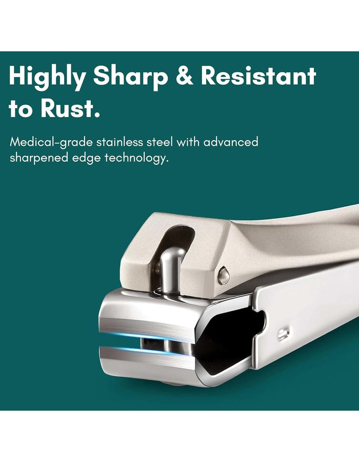 Beauté Secrets Nail Cutter Clippers With Curved Nail File