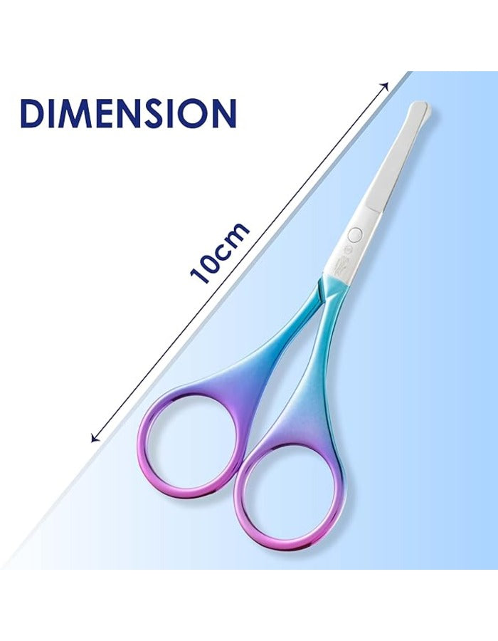 Beauté Secrets Scissors for Hair Cutting Nose Hair Scissors