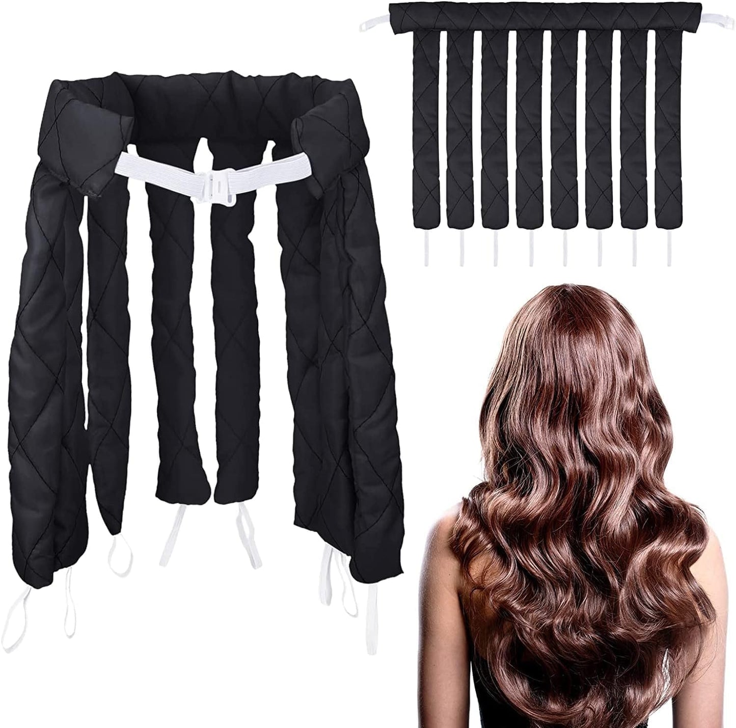 Beauté Secrets Heatless Hair Curler, Heatless Curling Rod Headband for Long Hair
