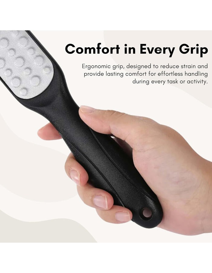 Beauté Secrets Double Sided Foot File Scrubber | Dead Skin & Callus Remover