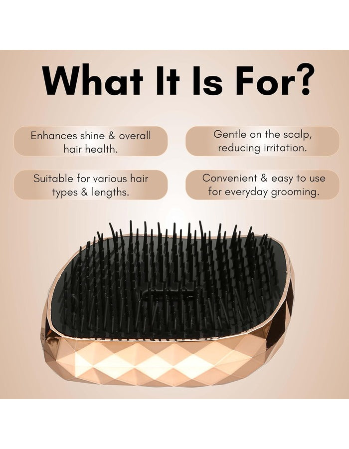 Beauté Secrets Detangling Hair Comb Brush, Detangler Hair Brush