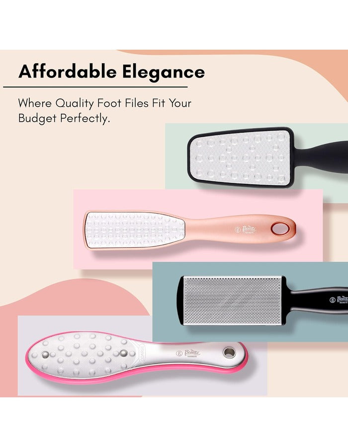 Beauté Secrets Foot File, Foot Scrubber for Dead Skin, Pedicure Tool
