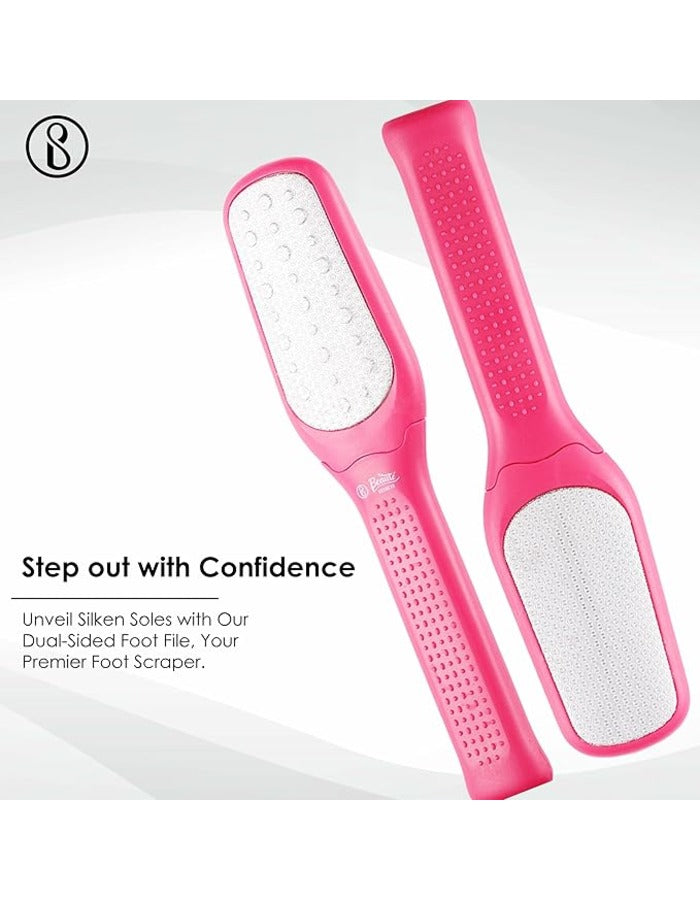 Beauté Secrets Double Sided Foot Scrubber, Foot Cleaner, Foot Filer with Inbuild Corn Cutter