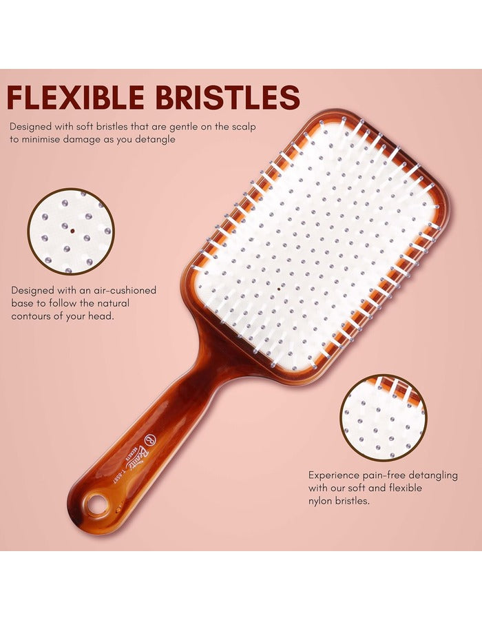 Beauté Secrets Detangling Hair Brush, Paddle Brush