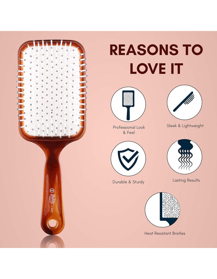 Beauté Secrets Detangling Hair Brush, Paddle Brush