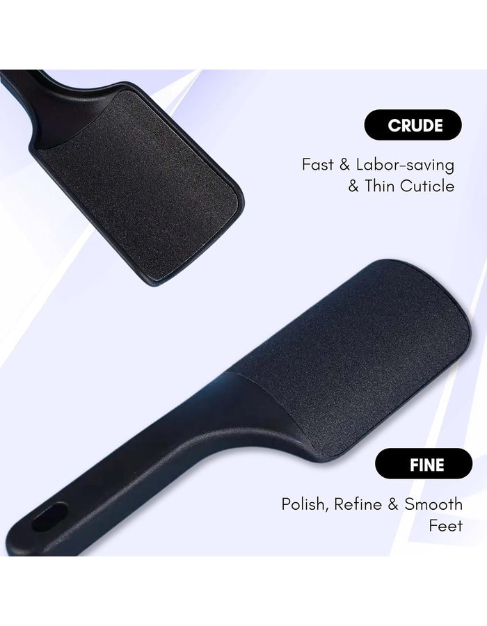 Beauté Secrets 2 Pieces Foot Scrubber, Foot Callus Scrubber, Double-Sided