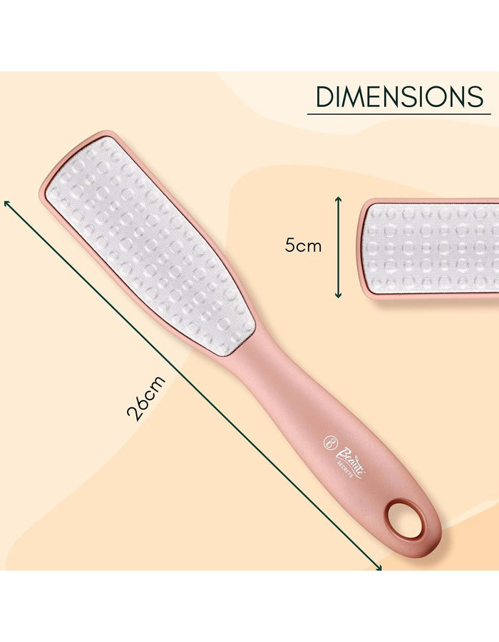 Beauté Secrets Foot Scrubber Never-Cut-Your-Feet Foot File Callus Remover