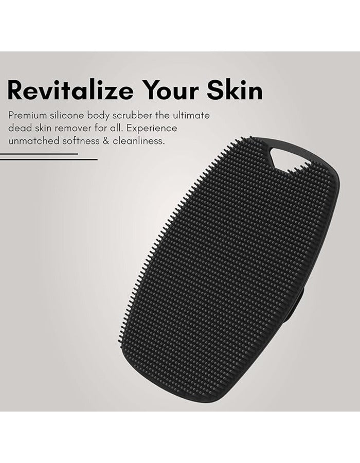 Beauté Secrets Body Buffer Premium Silicone Scrubber for Nourishing, Cleaning & Exfoliating Your Skin