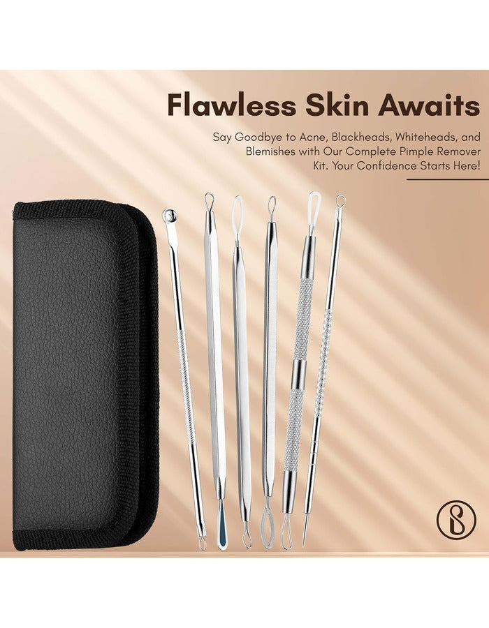 Beauté Secrets Blackhead Tools Pimple Remover Kit , Acne Treatment