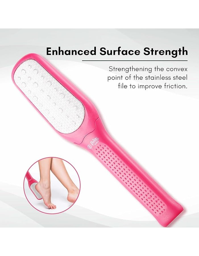 Beauté Secrets Double Sided Foot Scrubber, Foot Cleaner, Foot Filer with Inbuild Corn Cutter