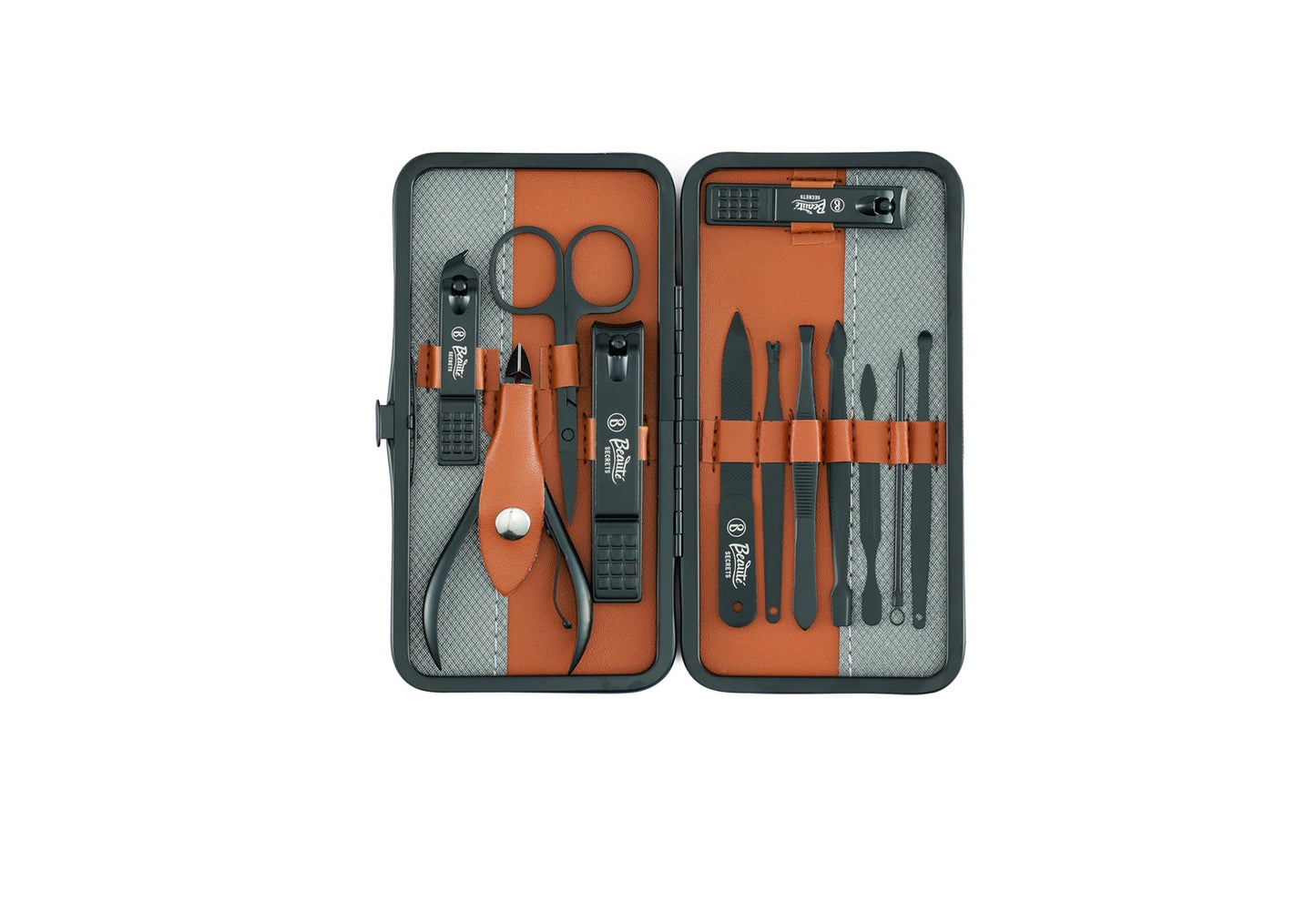 Beauté Secrets Nail Cutter Set 12 Pcs Nail Clipper Set with Nail Filer for Men & Women, Pedicure Kit for Thick Toenails & Fingernails, Manicure kit