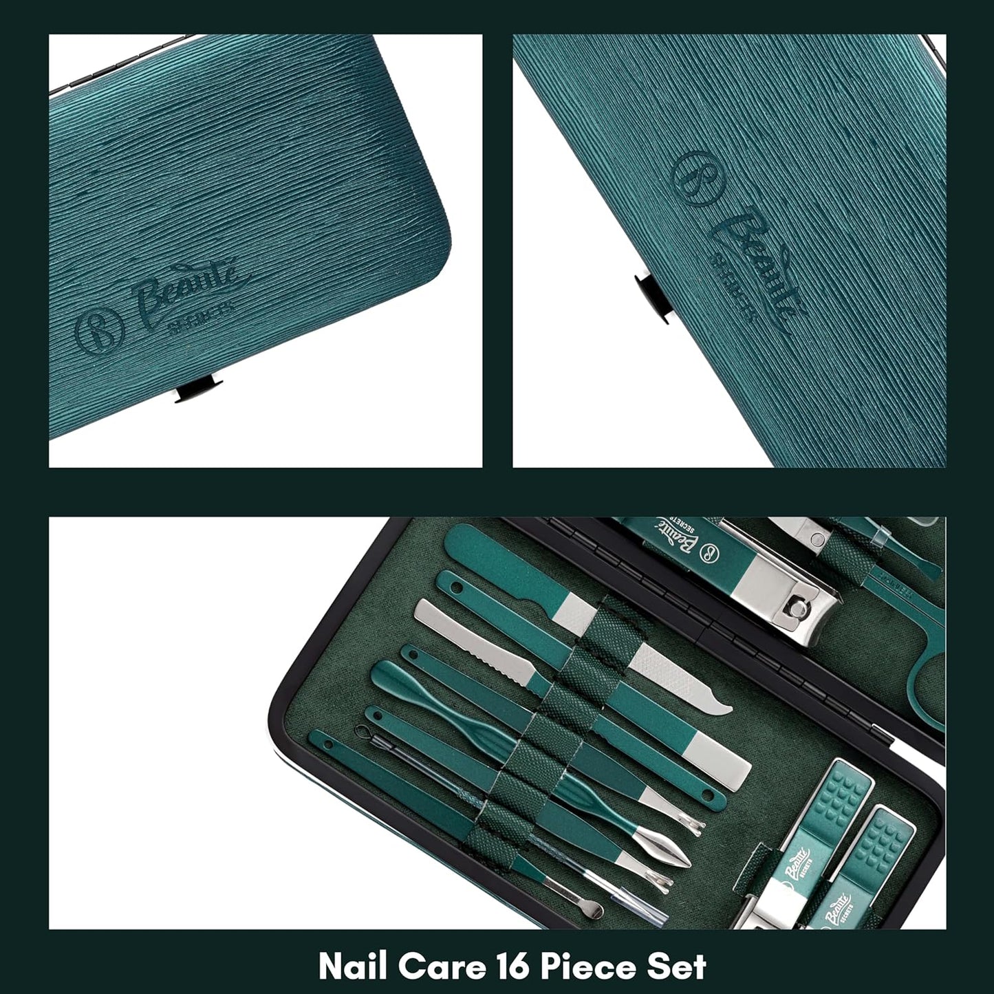 Beauté Secrets - Nail Cutter Set, Ultra Sharp Sturdy Fingernail Toenail Clipper Nail Clipper