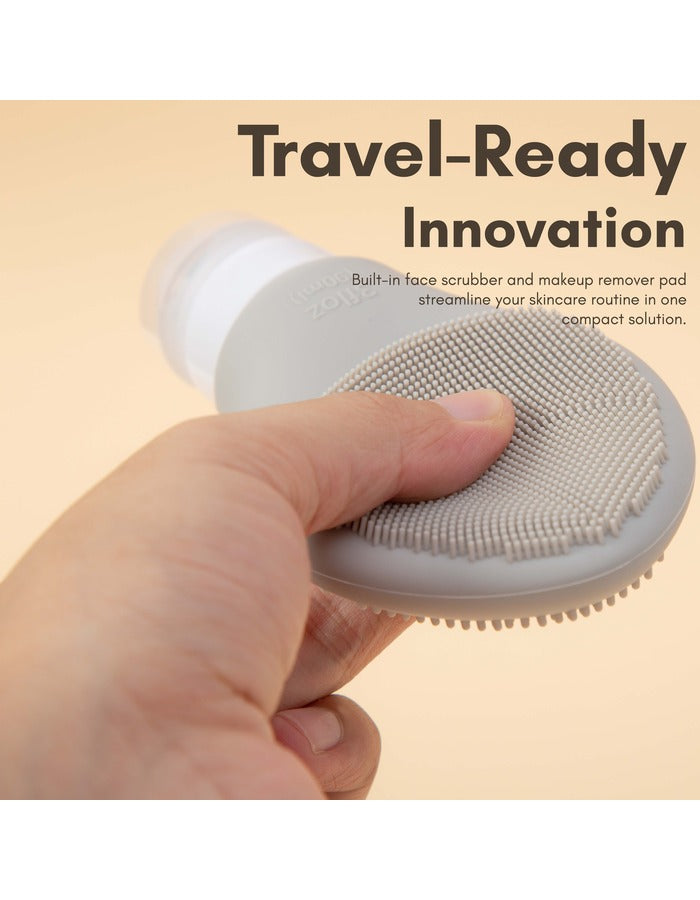 Beauté Secrets Travel Bottles, TSA Approved Toiletries Containers, 90ml Leak Proof Silicone Tubes, Refillable Travel Accessories