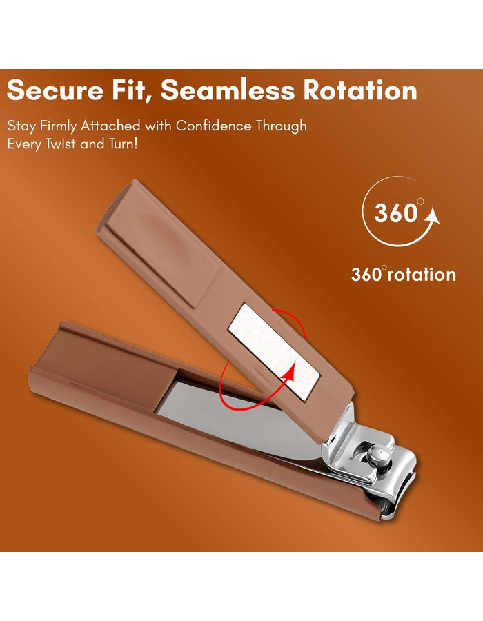 Beauté Secrets Nail Clippers for Thick Nails with Catcher