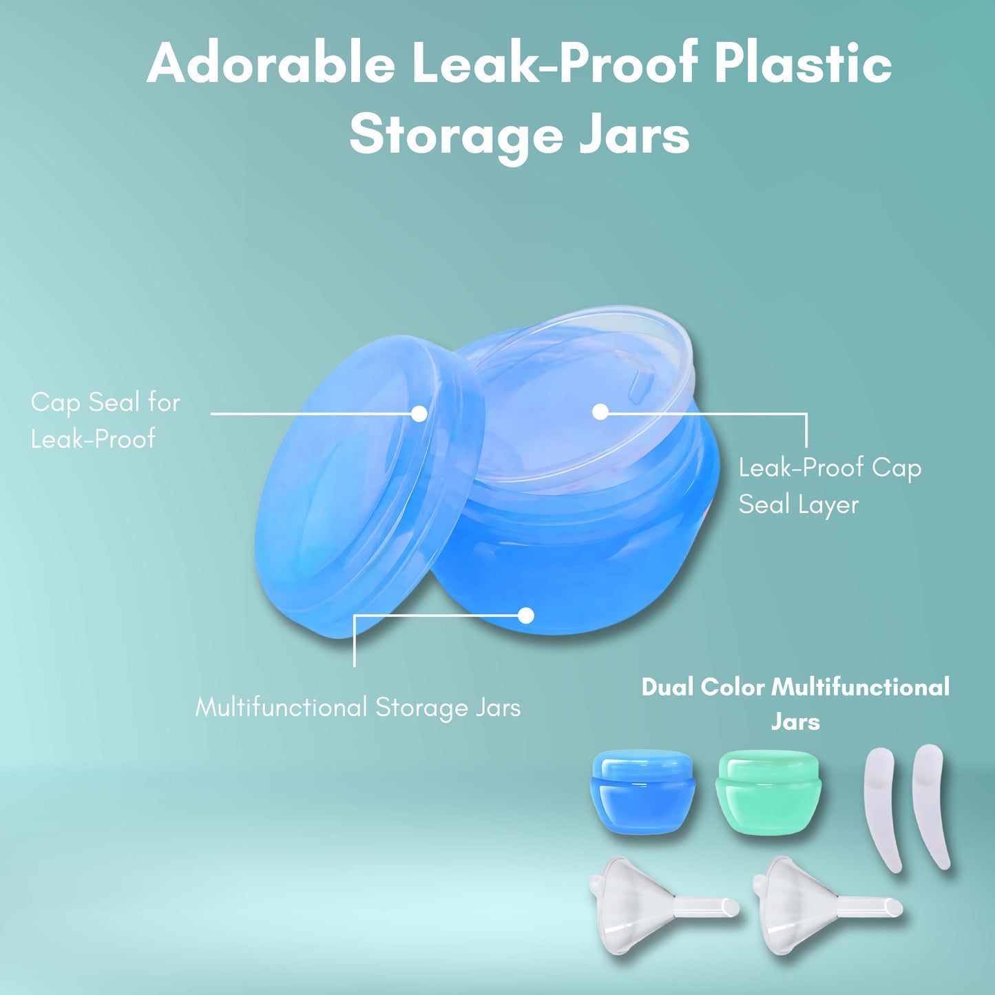 Beauté Secrets 13pcs Travel Bottles for Toiletries 90ML Portable Leak Proof Silicone Containers