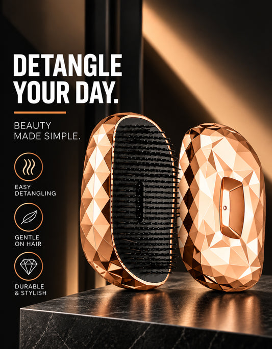 Beauté Secrets Detangling Hair Comb Brush, Detangler Hair Brush