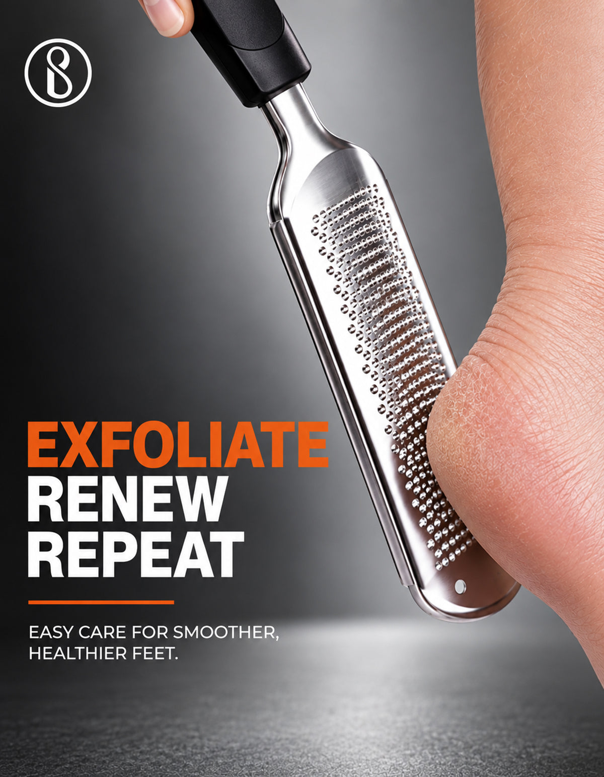 Beauté Secrets Essentials Pedicure Foot File Callus Remover, Foot Scrubber