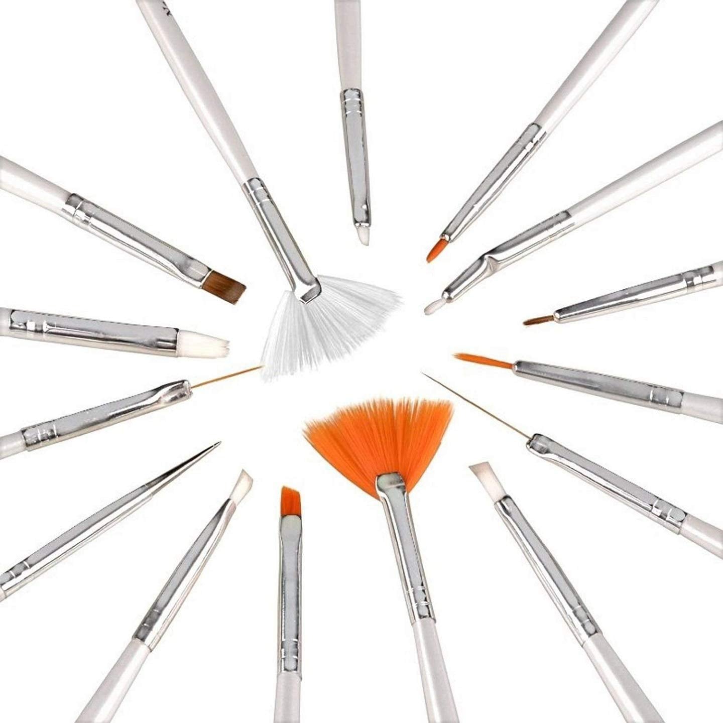 Beauté Secrets 15 Pcs Nail Art Design Dotting Painting Drawing Polish Brush