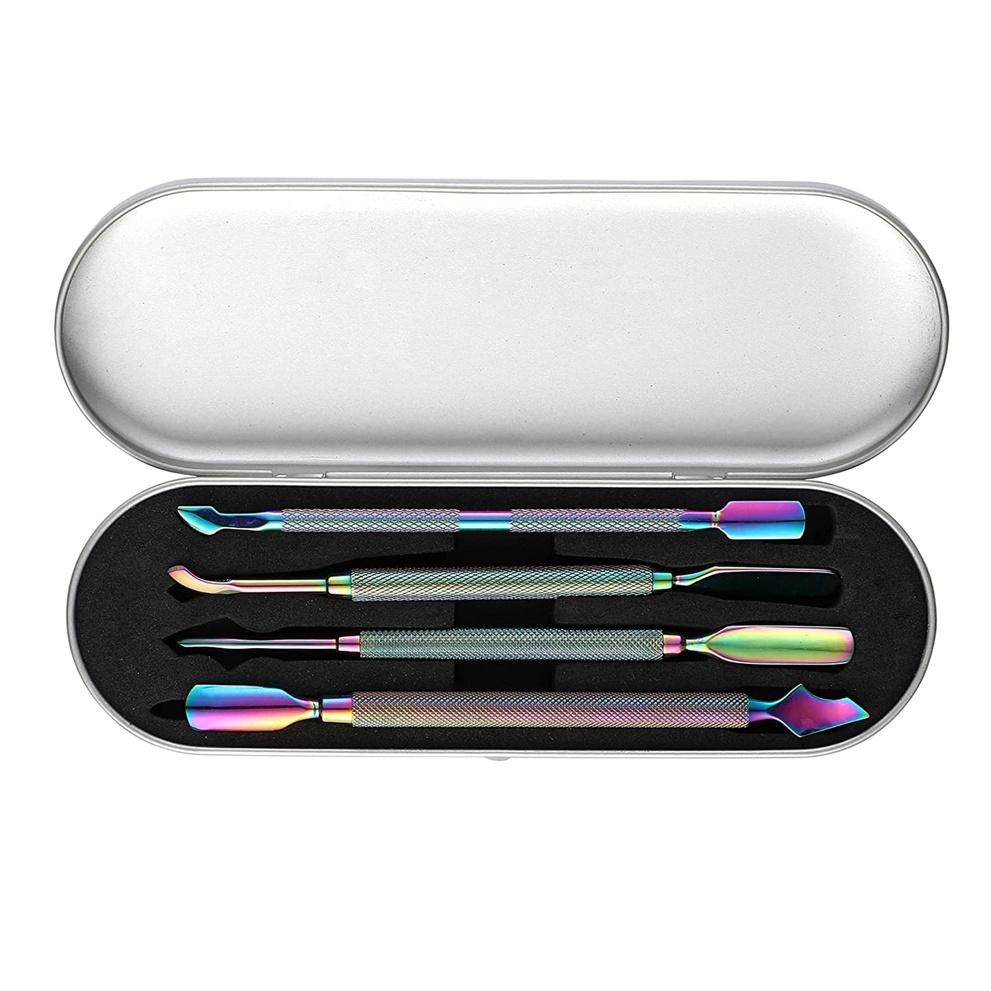 Beauté Secrets Cuticle Pusher Kit - Dual End Nail Gel Polish Removal Pushers