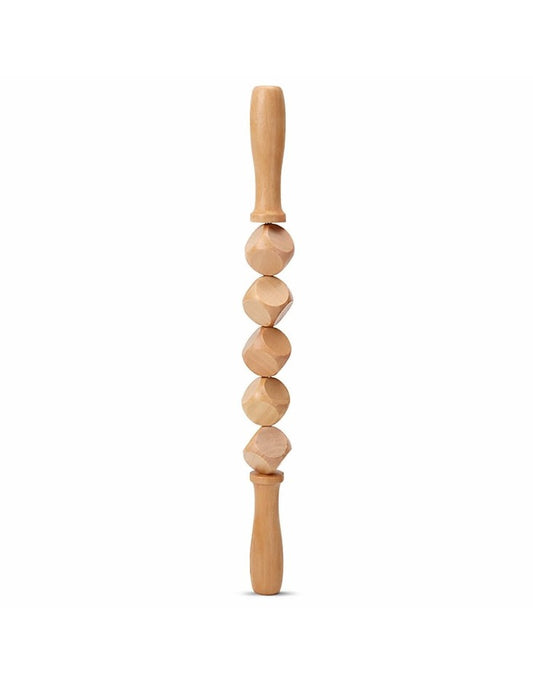 Beauté Secrets Wooden Anti Cellulite Massager & Lymphatic Drainage Massage Tool | Wood Therapy (Maderoterapia) Body Sculpting Tool