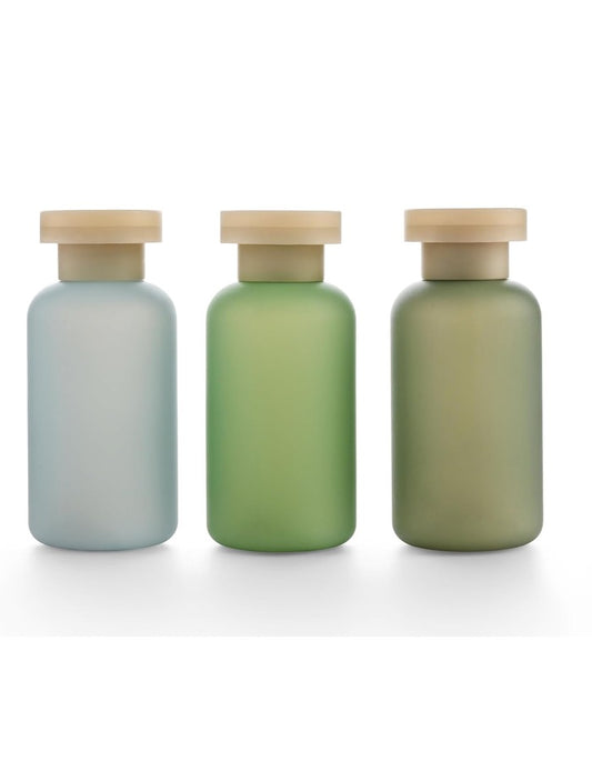 Beauté Secrets Travel Size Bottles Set of 3 | Leakproof Refillable Shampoo & Lotion Containers | Soft Squeeze Cosmetic Travel Bottles | TSA Approved Toiletry Bottles