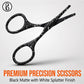 Beauté Secrets Scissors for Hair Cutting, Rounded Facial Hair Nasal Scissors