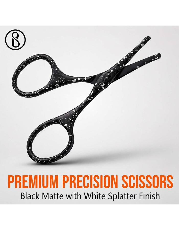 Beauté Secrets Scissors for Hair Cutting, Rounded Facial Hair Nasal Scissors