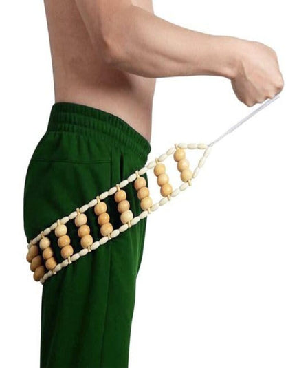 Beauté Secrets Wooden Anti Cellulite Massager & Lymphatic Drainage Massage Tool